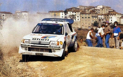 Bruno Saby - Jean-François Fauchille
27º Rally Sanremo 1985. Peugeot 205 Turbo 16 E2 (709 EXC 75). Abandonó por motor en SS37 Ronde 2 de 37,22 Km.

Del 29 de Septiembre al 4 de Octubre, Sanremo, Liguria, Imperia, Italia.
Superficie: asfalto - tierra.

El Rally tenia un total de 2340.56 km, de los que 696.90 km divididos en 45 tramos eran especiales (2 de ellos fueron cancelados SS20 Murio 1 de 9.12 km, SS36 Ronde 1 de 37.22 km).

Tomaron la salida 98 equipos, finalizaron 33.@
Palabras clave: ;Peugeot;Turbo;Grupo_B;Sanremo;1985