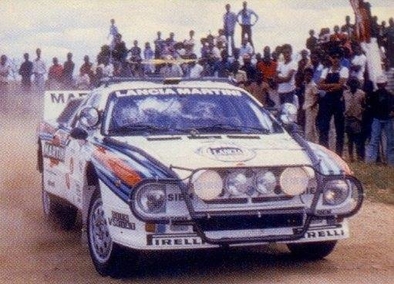 Attilio Bettega - Maurizio Perissinot
33º Marlboro Safari Rally 1985. Lancia Rally 037 (TO-090090). Abandonó por motor en CH 50.

Del 4 al 8 de Abril, Nairobi, Kenya, África.
Superficie: tierra.

El Rally tenia un total de 5167.6 km con 88 controles horarios.

Tomaron la salida 71 equipos, finalizaron 20.@
Palabras clave: ;Lancia;Rally;Grupo_B;Safari;1985