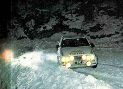 Philippe Wambergue - Bernard Martin-Dondoz
53º Rallye Automobile de Monte-Carlo 1985. Citröen Visa 1000 Pistes (8419 ME 92). Abandonó por accidente en SS23 St Auban de 30.50 Km.
Citroën Compétitions

Del 26 de Enero al 1 de Febrero, Monte-Carlo.
Superficie: asfalto -nieve.

El Rally tenía un total de 3999.00 km de los que 851.10 km divididos en 34 tramos eran especiales (1 de ellos fue cancelado SS17).

Tomaron la salida 117 equipos, finalizaron 68.@
Palabras clave: Citroen;Visa;Grupo_B;Montecarlo;1985