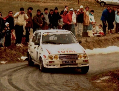 Philippe Wambergue - Bernard Martin-Dondoz
53º Rallye Automobile de Monte-Carlo 1985. Citröen Visa 1000 Pistes (8419 ME 92) Abandonó por accidente en SS23 St Auban de 30.50 Km.
Citroën Compétitions

Del 26 de Enero al 1 de Febrero, Monte-Carlo.
Superficie: asfalto -nieve.

El Rally tenía un total de 3999.00 km de los que 851.10 km divididos en 34 tramos eran especiales (1 de ellos fue cancelado SS17).

Tomaron la salida 117 equipos, finalizaron 68.@
Palabras clave: Philippe_Wambergue;Citroen;Visa;Grupo_B;Montecarlo;1985