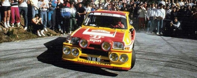 Didier Auriol - Bernard Occelli
29º Tour de Corse - Rallye de France 1985. Renault 5 Maxiturbo (21 RG 28). Abandonó por problemas eléctricos en SS9 Campo al Quarcio - Pont de Noceta de 33,77 Km.

Del 2 al 4 de Mayo, Ajaccio, Córcega, Francia.
Superficie: asfalto.

El Rally tenia un total de 1603.00 km de los que 1122.25 km divididos en 30 tramos eran especiales (1 de ellos fue cancelado, SS5 Sartene - Zonza de 44.23 km, por el fatal accidente de Attilio Bettega en el tramo anterior, SS4 Zerubia - Santa Giulia de 30.60 km).

Tomaron la salida 139 equipos, finalizaron 45.

© Morelli-Bertier
@
Palabras clave: Didier_Auriol;Renault;Maxiturbo;Grupo_B;Corcega;1985;Corse