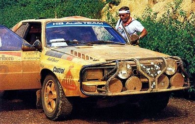 Michèle Mouton - Arne Hertz
17º Rallye Cote d'Ivoire 1985. Audi Sport Quattro S1. Abandonó en CH62.

Éste abandono creó una gran controversia que derramó muchos ríos de tinta en su momento y que nunca se aclaró.

En las primeras fotos del álbum dedicadas al Rally contamos la historia, empezando con un accidente de Mouton durante las pruebas del Audi Sport Quattro S1 para el Rally.

Del 30 de Octubre al 3 de Noviembre, Yamoussoukro, Costa de Marfil.
Superficie: tierra.

El Rally tenia un total de 4103.00 Km con 71 controles horarios.

Se inscribieron 50 equipos, tomaron la salida 50, finalizaron 8.

[/b][url=http://motorcanalsbalil.no-ip.info/displayimage.php?album=711&pid=60942#top_display_media] [b][u]La Historia de la controversia.[/u][/b] [/url]

@
Palabras clave: Michele_Mouton;Audi;Sport;Quattro;Grupo_B;Costa_Marfil;1985