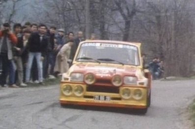 Didier Auriol - Bernard Occelli
6º Rallye International des Garrigues 1985. Renault 5 Maxiturbo (21 RG 28). Abandonó, desconocemos el motivo.

Del 29 al 30 de Marzo, Nimes, Gard, Occitania, Francia.
Superficie: asfalto.

Desconocemos los kilómetros de la prueba tanto totales como cronmetrados.

Tomaron la salida 101 equipos, finalizaron 47.@
Palabras clave: Didier_Auriol;Renault;Maxiturbo;Grupo_B;Garrigues;1985