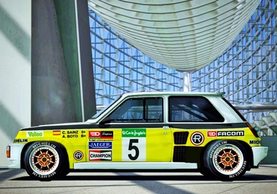 Renault 5 Turbo TdC
De Carlos Sainz - Antonio Boto
Creado por Héctor Mesones
Palabras clave: Renault;Turbo;Dibujos;Grupo_B;1985;Mundo_Rally_Retro