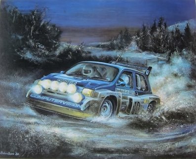 34º Lombard RAC Rally 1985
Dibujo del MG Metro 6R4 de Tony Pond - Rob Arthur, clasificado 3º.
Palabras clave: Dibujos;MG;Metro;Grupo_B;Gran_Bretaña;1985;Mundo_Rally_Retro