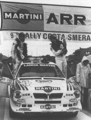 Henri Toivonen - Sergio Cresto
9º Rally Costa Smeralda 1986. Lancia Delta S4 (A6 37614). Clasificado 1º.

Del 16 al 18 de Abril, Porto cervo, norte de Cerdeña, Italia.

Superficie: tierra.
El Rally constaba de 546.00 Km cronometrados divididos en 35 tramos especiales.

Tomaron la salida 79 equipos, finalizaron 32.@
Palabras clave: Lancia;Delta;S4;Costa_Esmeralda;1986;Grupo_B;Personajes;parque_cerrado;Smeralda