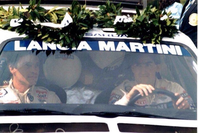 Henri Toivonen - Sergio Cresto
9º Rally Costa Smeralda 1986. Lancia Delta S4 (A6 37614). Clasificado 1º.

Del 16 al 18 de Abril, Porto cervo, norte de Cerdeña, Italia.

Superficie: tierra.
El Rally constaba de 546.00 Km cronometrados divididos en 35 tramos especiales.

Tomaron la salida 79 equipos, finalizaron 32.@
Palabras clave: Henri_Toivonen;Sergio_Cresto;Lancia;Delta;Grupo_B;Smeralda;1986;Personajes;Costa_Esmeralda