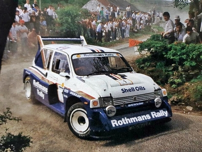 William (Billy) Coleman - Ronan Morgan
15º Shell Donegal International Rally 1986. MG Metro 6R4 (C869 EUD). Clasificado 1º.
Tomaron la salida 130 equipos, desconocemos cuantos finalizaron.@
Palabras clave: ;Donegal_Rally;MG;Metro;Grupo_B;1986