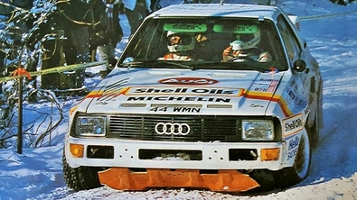 Hannu Mikkola - Arne Hertz
20º National Breakdown Rally 1986. Audi Quattro Sport S1 (44 WMN) Equipo Audi Sport UK. Clasificado 1º.

Del 21 al 23 de Febrero, Bradford.
Superficie: nieve -hielo.

El Rally tenia un total de 414.50 km cronometrados divididos en 45 tramos especiales.
28 de ellos, 283.36 km en total, fueron suspendidos.

Tomaron la salida 69 equipos, finalizaron 52.@
Palabras clave: ;Audi;Sport;Quattro;Grupo_B;National_Breakdown;1986;Nieve