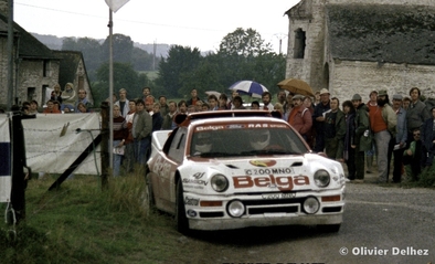 Robert Droogmans - Ronny Joosten
17º Lotto Bianchi Rally 1986. Ford RS200 (C200 MNO). Clasificado 1º.

Del 29 de Agosto al 31 de Septiembre, Charleroi, Valonia, Henao, Bélgica.
Superficie: asfalto.

El Rally tenía un total de 316.00 km cronometrados, desconocemos en cuantos tramos especiales se dividian.

Se inscribieron 153 equipos, finalizaron 86.

Foto 1 de 2
© Olivier Delhez
@
Palabras clave: Robert_Droogmans;Ford;RS200;Grupo_B;Bianchi_Rally;1986