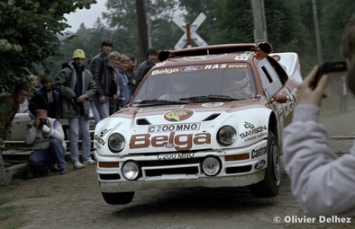 Robert Droogmans - Ronny Joosten
17º Lotto Bianchi Rally 1986. Ford RS200 (C200 MNO). Clasificado 1º.

Del 29 de Agosto al 31 de Septiembre, Charleroi, Valonia, Henao, Bélgica.
Superficie: asfalto.

El Rally tenía un total de 316.00 km cronometrados, desconocemos en cuantos tramos especiales se dividian.

Se inscribieron 153 equipos, finalizaron 86.

© Olivier Delhez
@
Palabras clave: Robert_Droogmans;Ford;RS200;Grupo_B;Bianchi_Rally;1986
