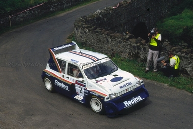 Jimmy McRae - Ian Grindrod
11º British Midland Ulster Rally 1986. MG Metro 6R4 (C749 LFM). Clasificado 2º.
Tomaron la salida 93 equipos, finalizaron 58.@
Palabras clave: Jimmy_McRae;MG;Metro;Midland_Ulster;Grupo_B;1986
