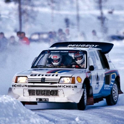 Juha Kankkunen - Juha Piironen
36º Internacional Suecia Rally 1986. Peugeot 205 Turbo 16 E2 (26 FGV 75). Clasificado 1º.

Del 14 al 16 de Febrero, Karlstad, Suecia.
Superficie: nieve - hielo.

El Rally tenia un total de 1670.00 km de los que 556.79 km divididos en 30 tramos eran especiales.

Tomaron la salida 107 equipos, finalizaron 62.@
Palabras clave: ;Juha_Piironen;Peugeot;Turbo;Grupo_B;Suecia;1986;nieve