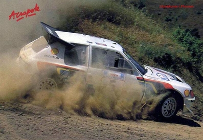 Juha Kankkunen - Juha Piironen
33º Acropolis Rally 1986. Peugeot 205 Turbo 16 E2 (319 FPF 75). Clasificado 1º.

Del 2 al 4 de Junio, Atenas, Grecia.
Superficie: tierra.

El Rally tení­a un total de 1890.00 km de los que 572.13 km divididos en 46 tramos eran especiales (8 de ellas fueron cancelados SS8, SS9, SS10, SS14, SS16, SS21, SS36 y SS45)

Tomaron la salida 101 equipos, finalizaron 34.
Palabras clave: ;Juha_Piironen;Peugeot;Turbo;Grupo_B;Acropolis;Grecia;1986