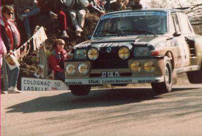 François Chatriot - Michel Périn
7º Rallye des Garrigues - Languedoc-Roussillon 1986. Renault 5 Maxiturbo (27 FJE 75). Clasificado 1º.

Del 3 al 6 de Abril, Nimes, Francia
Superficie: asfalto

El Rally tenía un total de 501.90 km cronometrados divididos en 20 tramos especiales.

Tomaron la salida 102 equipos, finalizaron 44.@
Palabras clave: François_Chatriot;Michel_Perin;Renault;Maxiturbo;Grupo_B;Garrigues;1986