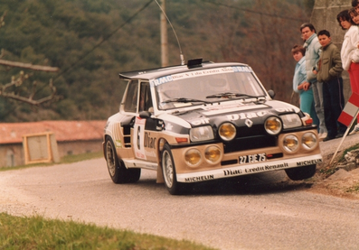 François Chatriot - Michel Périn
7º Rallye des Garrigues - Languedoc-Roussillon 1986. Renault 5 Maxiturbo (27 FJE 75). Clasificado 1º.

Del 3 al 6 de Abril, Nimes, Francia
Superficie: asfalto

El Rally tenía un total de 501.90 km cronometrados divididos en 20 tramos especiales.

Tomaron la salida 102 equipos, finalizaron 44.@
Palabras clave: François_Chatriot;Michel_Perin;Renault;Maxiturbo;Grupo_B;Garrigues;1986