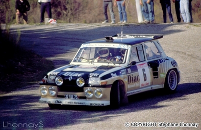 François Chatriot - Michel Périn
7º Rallye des Garrigues - Languedoc-Roussillon 1986. Renault 5 Maxiturbo (27 FJE 75). Clasificado 1º.

Del 3 al 6 de Abril, Nimes, Francia
Superficie: asfalto

El Rally tenía un total de 501.90 km cronometrados divididos en 20 tramos especiales.

Tomaron la salida 102 equipos, finalizaron 44.

© Stéphane Lhonnay
@
Palabras clave: ;Renault;Maxiturbo;Grupo_B;Garrigues;1986