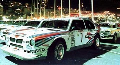 Parque Cerrado del 54º Rallye Automòbile de Monte-Carlo 1986 (Mònaco)
En primera línea de imagen el Lancia Delta S4 (A6 37616) de Henri Toivonen - Sergio Cresto, clasificado 1º.

Round 1 of the FIA World Rally Championship 1986 
Start: 18 Enero 1986 en varias ciudades Europeas.
Finish: 24 Enero 1986 en Monte-Carlo.

El Rally tenía un total de 3984.00 km de los que 881.20 km divididos en 36 tramos eran especiales.

Tomaron la salida 156 equipos, finalizaron 65.@
Palabras clave: Henri_Toivonen;Sergio_Cresto;Lancia;Delta;Grupo_B;Parque_Cerrado;Monaco;1986