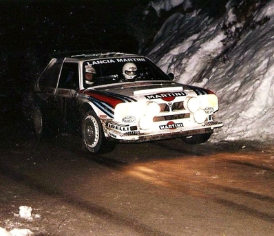 Henri Toivonen - Sergio Cresto
54º Rallye Automobile de Monte-Carlo 1986. Lancia Delta S4 (A6 37616). Clasificado 1º.

Del 18 al 24 de Enero, Monte-Carlo.
Superficie: asfalto - nieve.

El Rally tenía un total de 3984.00 km de los que 881.20 km divididos en 36 tramos eran especiales.

Tomaron la salida 156 equipos, finalizaron 65.@
Palabras clave: Lancia;Grupo_B;Henri_Toivonen;Delta;S4;Montecarlo;1986;Sergio_Cresto