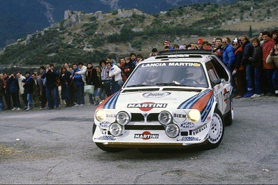 Henri Toivonen - Sergio Cresto
54º Rallye Automobile de Monte-Carlo 1986. Lancia Delta S4 (A6 37616). Clasificado 1º.

Del 18 al 24 de Enero, Monte-Carlo.
Superficie: asfalto - nieve.

El Rally tenía un total de 3984.00 km de los que 881.20 km divididos en 36 tramos eran especiales.

Tomaron la salida 156 equipos, finalizaron 65.@
Palabras clave: Lancia;grupo_b;Henri_Toivonen;Delta;S4;Montecarlo;1986;Sergio_Cresto