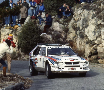 Henri Toivonen - Sergio Cresto
54º Rallye Automobile de Monte-Carlo 1986. Lancia Delta S4 (A6 37616). Clasificado 1º.

Del 18 al 24 de Enero, Monte-Carlo.
Superficie: asfalto - nieve.

El Rally tenía un total de 3984.00 km de los que 881.20 km divididos en 36 tramos eran especiales.

Tomaron la salida 156 equipos, finalizaron 65.@
Palabras clave: Henri_Toivonen;Sergio_Cresto;Lancia;Delta;Grupo_B;Montecarlo;1986