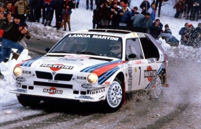 Henri Toivonen - Sergio Cresto
54º Rallye Automobile de Monte-Carlo 1986. Lancia Delta S4 (A6 37616). Clasificado 1º.

Del 18 al 24 de Enero, Monte-Carlo.
Superficie: asfalto - nieve.

El Rally tenía un total de 3984.00 km de los que 881.20 km divididos en 36 tramos eran especiales.

Tomaron la salida 156 equipos, finalizaron 65.@
Palabras clave: Henri_Toivonen;Sergio_Cresto;Lancia;Delta;Grupo_B;Montecarlo;1986;nieve