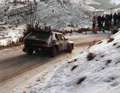 Henri Toivonen - Sergio Cresto
54º Rallye Automobile de Monte-Carlo 1986. Lancia Delta S4 (A6 37616). Clasificado 1º.

Del 18 al 24 de Enero, Monte-Carlo.
Superficie: asfalto - nieve.

El Rally tenía un total de 3984.00 km de los que 881.20 km divididos en 36 tramos eran especiales.

Tomaron la salida 156 equipos, finalizaron 65.@
Palabras clave: Lancia;grupo_b;Henri_Toivonen;Delta;S4;Montecarlo;1986;Sergio_Cresto