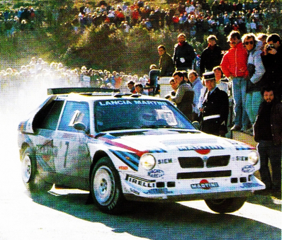 Henri Toivonen - Sergio Cresto
54º Rallye Automobile de Monte-Carlo 1986. Lancia Delta S4 (A6 37616). Clasificado 1º.

Del 18 al 24 de Enero, Monte-Carlo.
Superficie: asfalto - nieve.

El Rally tenía un total de 3984.00 km de los que 881.20 km divididos en 36 tramos eran especiales.

Tomaron la salida 156 equipos, finalizaron 65.@
Palabras clave: Henri_Toivonen;Sergio_Cresto;Lancia;Delta;Grupo_B;Montecarlo;1986
