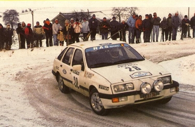 Jean-Claude Probst - Danny De Canck
29º Boucles de Spa Alphonse Delettre 1986. Ford Sierra XR 4X4 (B 6136). Clasificado 1º.

Del 7 al 9 de Febrero, Spa, Lieja, Bélgica. 
Superficie: asfalto.

El Rally constaba de un total de 420.00 km cronometrados.

Tomaron la salida 66 equipos, finalizaron 41.@
Palabras clave: Ford_Sierra;Boucles_Spa;1986;Nieve