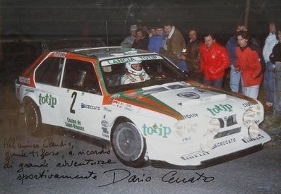 Dario Cerrato - Giuseppe Cerri
16º Rally Valle d'Aosta 1986. Lancia Delta S4. Clasificado 1º.

Del 28 al 30 de Noviembre, Aosta, Alpes Italianos, Italia.
Superficie: asfalto.

El Rally tenia un total de 285.02 km cronometrados divididos en 2 etapas y 21 tramos especiales (uno de ellos fue cancelado SS18 La Salle de 10.84 km).

Tomaron la salida 109 equipos, finalizaron 56.

© Claudio Cavion
@
Palabras clave: Dario_Cerrato;Lancia;Delta;Valle_Aosta;Grupo_B;1986