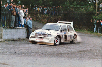David Llewellin - Phil Short
47º Rothmans Circuit of Ireland 1986. MG Metro 6R4. Clasificado 1º.@
Palabras clave: Metro;Grupo_B;Circuit_Ireland;1986;Irlanda
