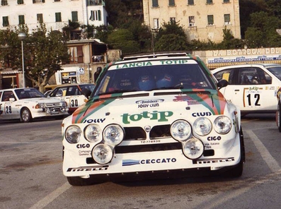 Dario Cerrato - Giuseppe Cerri
18º Rallye dell'Isola d'Elba 1986. Lancia Delta S4. Clasificado 1º.

Del 15 al 17 de Mayo, Portoferraio.
Superficie: asfalto - tierra.

Desconocemos de cuantos kilómetros tanto totales como cronometrados constaba la prueba.

Tomaron la salida 61 equipos, finalizaron 25.@
Palabras clave: ;Lancia;Delta;S4;Grupo_B;Isola_Elba;1986