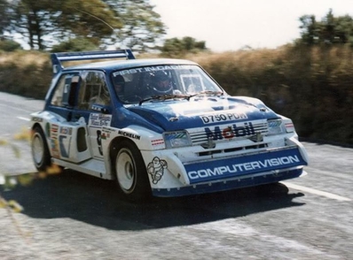David Llewellin - Phil Short
24º Tudor Webasto Manx International Rally 1986. MG Metro 6R4 (D750 PDM). Clasificado 2º.

Del 11 al 13 de Septiembre, Douglas, Isla de Man.
Superficie: asfalto.

El Rally tenia un total de 412.85 km cronometrados divididos en 30 tramos especiales (2 de ellos fueron cancelados SS13 Glen Roy de 7.43 km y SS25 West Baldwin de 17.28km)
.
Tomaron la salida 112 equipos, finalizaron 55.@
Palabras clave: ;Phil_Short;MG;Metro;Manx_International;1986