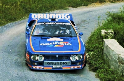 Bernard Darniche - Alain Mahé
29º Critérium Alpin - Behra 1986. Lancia Rally 037 (TO W67788). Clasificado 2º.

Del 5 al 8 de Junio, Grasse (Francia).
Superficie: asfalto con un total de 385.47 km cronometrados divididos en 18 tramos, (uno de ellos, SS1 de 27.44 km fue cancelado).

Tomaron la salida 136 equipos, finalizaron 78.@
Palabras clave: ;Criterium_Alpin_Behra;Lancia;Rally;Grupo_B;1986