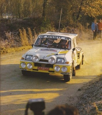 Carlos Sainz Cenamor - Antonio Boto
34º Rally Costa Brava 1986. Renault 5 Maxiturbo (2-M-4747-P). Clasificado 2º.
Foto en el tramo: Lloret Verd.

Del 21 al 23 de Febrero, Lloret de Mar, Girona, Catalunya, España.
Superficie: asfalto - tierra.

El Rally tenia un total de 1293.91 Km de los que 557.07 Km divididos en 29 tramos eran especiales.

Se inscribieron 110 equipos, tomaron la salida 94, finalizaron 30.@
Palabras clave: Carlos_Sainz;Antonio_Boto;Renault;Maxiturbo;grupo_B;Costa_Brava;1986