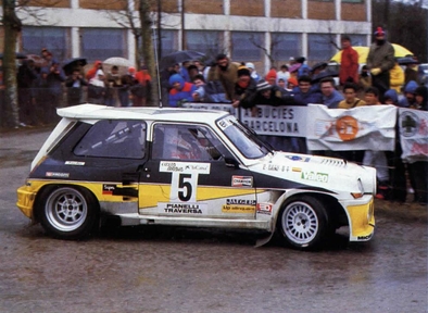 Carlos Sainz Cenamor - Antonio Boto
34º Rally Costa Brava 1986. Renault 5 Maxiturbo (2-M-4747-P). Clasificado 2º.

Foto en el Tramo de "Cladells llarg", cruce de Sant Hilari de Sacalm.

Del 21 al 23 de Febrero, Lloret de Mar, Girona, Catalunya, España.
Superficie: asfalto - tierra.

El Rally tenia un total de 1293.91 Km de los que 557.07 Km divididos en 29 tramos eran especiales.

Se inscribieron 110 equipos, tomaron la salida 94, finalizaron 30.@
Palabras clave: ;Renault;Maxiturbo;grupo_B;Costa_Brava;1986;Maxi
