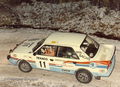 Ladislav Krecek - Borivoj Molt
29º Boucles de Spa Alphonse Delettre 1986. Skoda 130 LR (F 03-25). Clasificado 2º.

Del 7 al 9 de Febrero, Spa, Lieja, Bélgica. 
Superficie: asfalto.

El Rally constaba de un total de 420.00 km cronometrados.

Tomaron la salida 66 equipos, finalizaron 41.@
Palabras clave: Skoda;Boucles_Spa;Grupo_B;1986;Nieve
