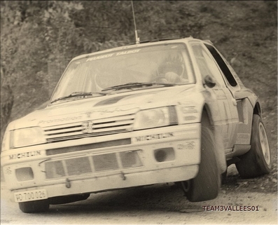 Freddy Oguey - Michel Remy
27º Rallye International du Valais 1986. Peugeot 205 Turbo 16. Clasificado 2º.
Palabras clave: Peugeot;Turbo;Grupo_B;Valais;1986