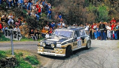 François Chatriot - Michel Périn
30º Tour de Corse 1986. Renault 5 Maxi Turbo (27 FJE 759). Clasificado 2º.

Del 1 al 3 de Mayo, Ajaccio, Córcega, Francia.
Superficie: asfalto.
El Rally tenia un total de 1551.00 km de los que 1122.34 km divididos en 30 tramos eran especiales. (4 de ellos fueron cancelados. SS12 Figarella - Cardo de 15.75 Km, SS18 Corte - Taverna de 26.84 Km, SS19 Moltifao - Speloncato de 38.16 Km y SS20 Corbara - Calenzana de 23.69 Km. Los 3 últimos por el fatal accidente de Henri y Sergio).
Tomaron la salida 122 equipos, finalizaron 31.

En esta edición habí­an 5 tramos de 50 o mas Km cronometrados, SS7 Cozzano - Col de la Serra de 50.84, SS8 Muracciole - Abbazia de 50.00, SS10 Pont d'Altiani - Pont St Laurent de 56.01, SS14 Prunelli - San Pancrazio de 55.67 y SS17 Campe Militaire - Corte de 58.14. Uno de mas de 70 km, SS23 Saint Roch - Suaricchio de 78.19, y otro, el último, SS30 Liamone - Suaricchio de 83.16 Km.

Aquí dejo los kilómetros de cada uno de los 30 tramos del Rally:

1ª ETAPA (01-Mayo-1986)
SS1 Verghia - Pont de la Masina de 38.09 km
SS2 Sainte Marie Sicche - Moca 1 de 23.96 km
SS3 Petreto - Aullene 1 de 20.03 km
SS4 Zerubia - Santa Giulia de 30.60 km
SS5 Sartene - Zonza de 44.23 km
SS6 Aullene - Zicavo de 25.59 km
SS7 Cozzano - Col de la Serra de 50.84 km
SS8 Muracciole - Abbazia de 50.00 km
SS9 Campo al Quarcio - Ponte de Noceta de 33.77 km
SS10 Pont d'Altiani - Pont St Laurent de 56.01 km
SS11 Ponte Rosso - Borgo de 42.29 km

TOTAL ETAPA 415.41 km

2ª ETAPA (02 Mayo-1986)
SS12 Figarella - Cardo (cancelado) de 15.75 km
SS13 Saint Florent - Col de San Stefano de 26.81 km
SS14 Prunelli - San Pancrazio de 55.67 km
SS15 Folelli - Santa Lucia di Moriani de 18.49 km
SS16 Moriani Plage - Orsoni de 20.10 km
SS17 Campe Militaire Corte de 58.14 km
SS18 Corte - Taverna (cancelado) de 26.84 km
SS19 Moltifao - Speloncato (cancelado) de 38.16 km
SS20 Corbara - Calenzana (cancelado) de 23.69 km

TOTAL ETAPA 283.65 km

3ª ETAPA (03-Mayo-1986)
SS21 Norte Dame de la Serra - Pont du Fango de 28.77 km
SS22 Fango - Ota de 48.59 km
SS23 Saint Roch - Suaricchio de 78.19 km
SS24 Tavera - Pont de Mezzana de 30.57 km
SS25 Sainte Marie Sicche - Moca 2 de 23.96 km
SS26 Petreto - Aullene 2 de 20.03 km
SS27 Sorbollano - Santa Giulia de 35.59 km
SS28 Calvese - Agosta Plage de 38.69 km
SS29 Plaine de Peri - Capiglioli de 35.73 km
SS30 Liamone - Suaricchio 83.16 km

TOTAL ETAPA 423.28 km.
SUMANDO LAS TRES ETAPAS, ESTAMOS HABLANDO DE 1122.34 KM CRONOMETRADOS... UNA SALVAJADA...
@
Palabras clave: François_Chatriot;Michel_Périn;Renault;Maxiturbo;Grupo_B;Còrcega;1986