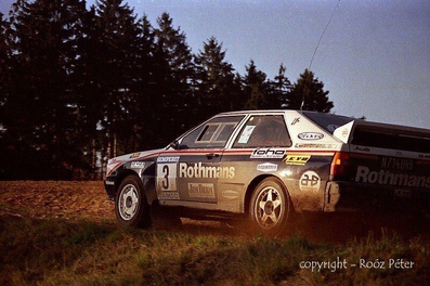 Attila Ferjáncz - János Tandari
6º Int. Semperit Rallye 1986 (Austria). Audi Quattro A2. Clasificado 2º.
Palabras clave: ;Audi;Quattro;Grupo_B;Semperit;1986