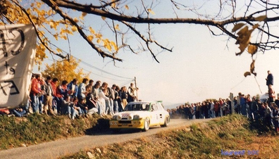 Philippe Touren - Albert Neyron
29º Critérium des Cévennes 1986. Renault 5 MaxiTurbo (5555 SP 30). Clasificado 2º.

Del 8 al 9 de Noviembre, Montpellier, Francia.
Superficie: asfalto con un total de 277.90 km divididos en 17 tramos cronometrados.
(Uno de ellos fue cancelado SS4 Le Vigan - St-Bresson de 14.30 km)

Tomaron la salida 198 equipos, finalizaron 87.@
Palabras clave: ;Renault;Maxiturbo;Grupo_B;1986;Criterium_Cevennes