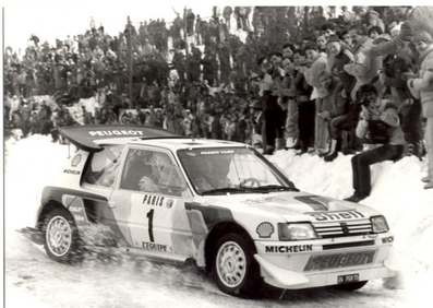 Timo Salonen - Seppo Harjanne
54º Rallye Automobile de Monte-Carlo 1986. Peugeot 205 Turbo 16 (24 FGV 75). Clasificado 2º.

Del 18 al 24 de Enero, Monte-Carlo.
Superficie: asfalto - nieve.

El Rally tenía un total de 3984.00 km de los que 881.20 km divididos en 36 tramos eran especiales.

Tomaron la salida 156 equipos, finalizaron 65.@
Palabras clave: Timo_Salonen;Peugeot;Montecarlo;grupo_B;1986;nieve;turbo