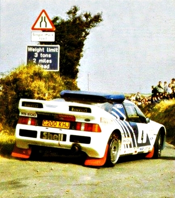 Mark Lovell - Roger Freeman
24º Tudor Webasto Manx International Rally 1986. Ford RS200 (C200 KHJ). Clasificado 3º.

Del 11 al 13 de Septiembre, Douglas, Isla de Man.
Superficie: asfalto.

El Rally tenia un total de 412.85 km cronometrados divididos en 30 tramos especiales (2 de ellos fueron cancelados SS13 Glen Roy de 7.43 km y SS25 West Baldwin de 17.28km)
.
Tomaron la salida 112 equipos, finalizaron 55.@
Palabras clave: ;Ford;RS200;Grupo_B;Manx;1986