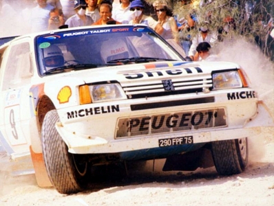 Bruno Saby - Jean-François Fauchille
33º Acropolis Rally 1986. Peugeot 205 Turbo 16 E2 (290 FPF 75). Clasificado 3º.

Del 2 al 4 de Junio, Atenas, Grecia.
Superficie: tierra.

El Rally tení­a un total de 1890.00 km de los que 572.13 km divididos en 46 tramos eran especiales (8 de ellas fueron cancelados SS8, SS9, SS10, SS14, SS16, SS21, SS36 y SS45)

Tomaron la salida 101 equipos, finalizaron 34.@
Palabras clave: ;Peugeot;Turbo;Grupo_B;Acropolis;Grecia;1986