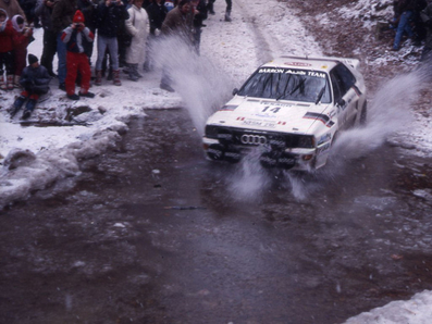 John Bosch - Steve Bond
29º Boucles de Spa Alphonse Delettre 1986. Audi Quattro A2 (N-SM 210) Rothmans Audi Team Holland. Clasificado 3º.

Del 7 al 9 de Febrero, Spa, Lieja, Bélgica. 
Superficie: asfalto.

El Rally constaba de un total de 420.00 km cronometrados.

Tomaron la salida 66 equipos, finalizaron 41.@
Palabras clave: Audi;Quattro;Grupo_B;1986;Boucles_Spa