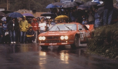 Giacomo Bossini - Ugo Pasotti
7º Rally Piancavallo 1986. Lancia Rally 037. Clasificado 3º.
Tomaron la salida 74 participantes, finalizaron 32.@
Palabras clave: Lancia;Rally;Grupo_B;Piancavallo;1986
