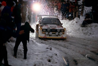 Hannu Mikkola - Arne Hertz
54º Rallye Automobile de Monte-Carlo 1986. Audi Sport Quattro S1 E2 (IN-NW 4). Clasificado 3º.

Del 18 al 24 de Enero, Monte-Carlo.
Superficie: asfalto - nieve.

El Rally tenía un total de 3984.00 km de los que 881.20 km divididos en 36 tramos eran especiales.

Tomaron la salida 156 equipos, finalizaron 65.@
Palabras clave: ;Montecarlo;Audi;Quattro;Sport;Grupo_B;nieve;Turini;1986
