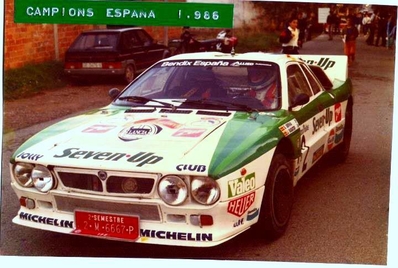Salvador Servià i Costa  - Jordi Sabater
22º Rally Catalunya 1986. Lancia Rally 037 (2M 6667 P). Clasificado 3º.
RACC Bendiberica

Del 23 al 26 de Octubre, Barcelona, Catalunya, España.
Superficie: asfalto.

El Rally tenia un total de 1246.00 km de los que 417.00 km divididos en 30 tramos eran especiales.

Tomaron la salida 84 equipos, finalizaron 49.

© Francesc Gamisans
@
Palabras clave: ;Lancia;Rally;Grupo_B;Catalunya;1986;España;Spain