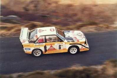 Hannu Mikkola - Arne Hertz
54º Rallye Automobile de Monte-Carlo 1986. Audi Sport Quattro S1 E2 (IN-NW 4). Clasificado 3º.

Del 18 al 24 de Enero, Monte-Carlo.
Superficie: asfalto - nieve.

El Rally tenía un total de 3984.00 km de los que 881.20 km divididos en 36 tramos eran especiales.

Tomaron la salida 156 equipos, finalizaron 65.@
Palabras clave: ;Audi;Sport;Quattro;Montecarlo;1986;Grupo_B
