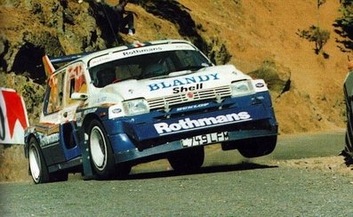 Jimmy McRae - lan Grimdod
10º Rally Corte Inglés 1986. MG Metro 6R4 (C749 LFM). Clasificado 3º.

Del 4 al 6 de Julio, Las Palmas de Gran Canaria, España.
Superficie: asfalto.

El Rally tenia un total de 693.00 km de los que 288.00 km divididos en 18 tramos eran especiales.

Tomaron la salida 70 equipos finalizaron 36.@
Palabras clave: Jimmy_McRae;Ian_Grimdod;Grupo_B;MG;Metro;Corte_Ingles;Canarias;1986